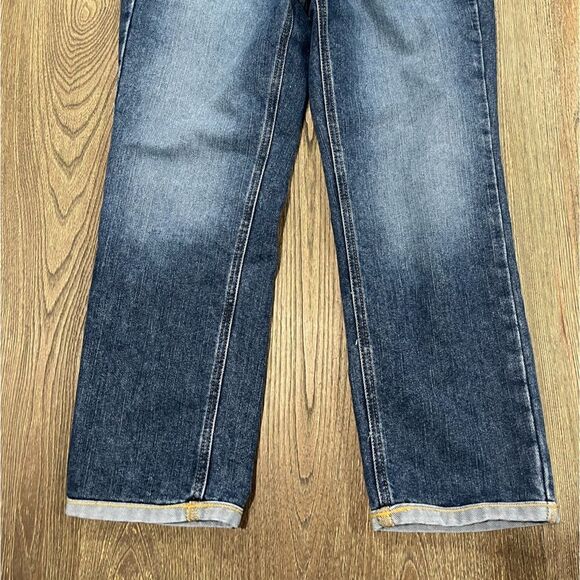 Tommy Hilfiger Hipster Cropped Jeans Straight Leg Denim Medium Wash Blue Size 4 - Picture 2 of 10